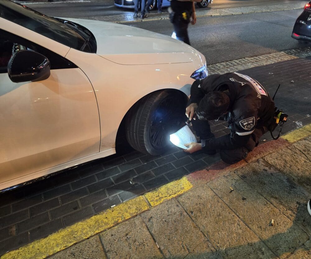 מבצע אכיפת עבירות תנועה רחב היקף בחיפה (צילום: משטרת ישראל)