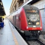 תחנת רכבת – רציף – נתב״ג (צילום: ירון כרמי)