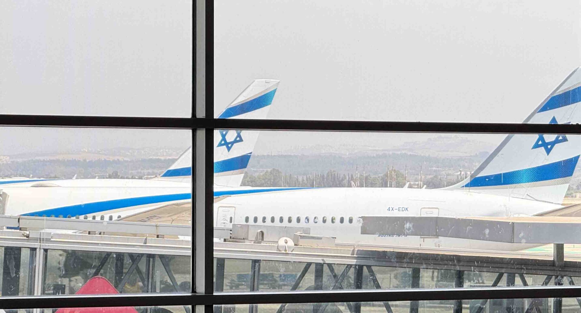 מטוסים של אל על - נתב״ג - שדה התעופה בן גוריון (צילום - ירון כרמי)