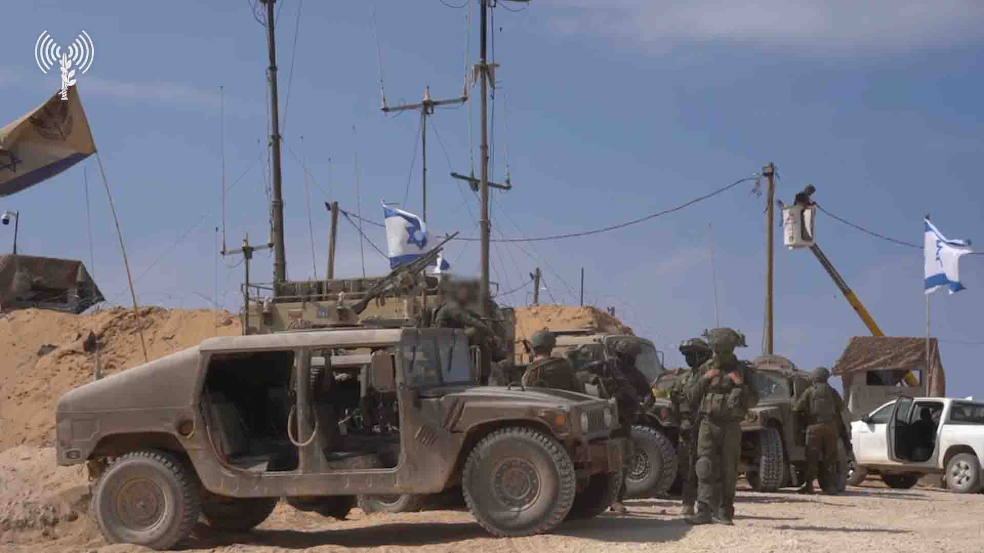 צהל נערך מחדש בעזה (צילום - דובר צה״ל)