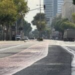 נתיב מטרונית – רחוב העצמאות – חיפה (צילום: ירון כרמי)