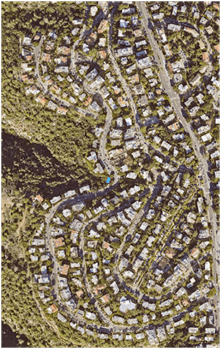 שכונת שמבור (צילום: GIS ע.חיפה)