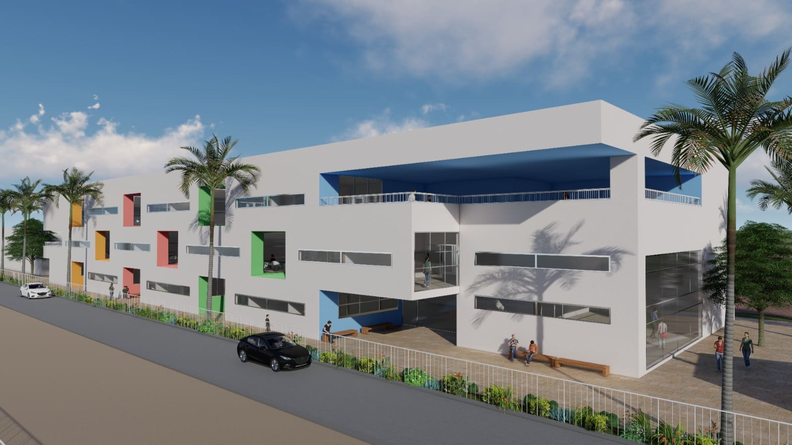 אבן הפינה למשכנו החדש של בית הספר 'יחד' (צילום: מועצה אזורית חוף כרמל)