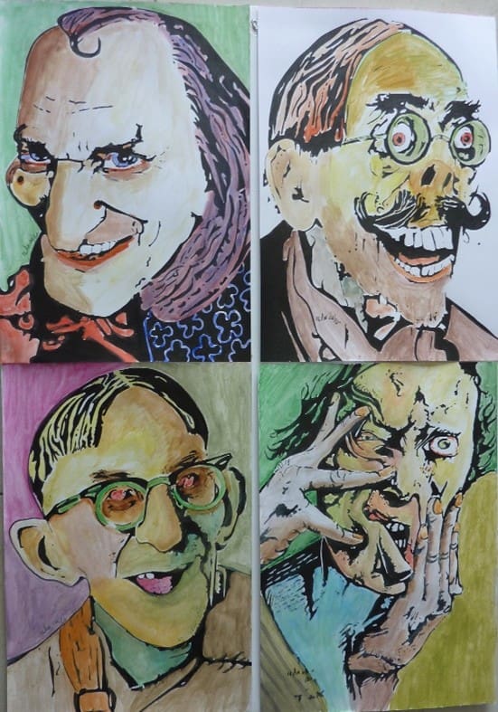 דומים לאריק איינשטיין (איור: אילן סגל)