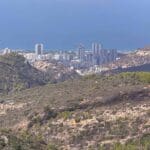 טירת כרמל – מבט מפארק הכרמל (צילום: ירון כרמי)
