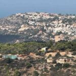 החי בר ומאחוריו שכונת דניה – מבט מפארק הכרמל (צילום: ירון כרמי)