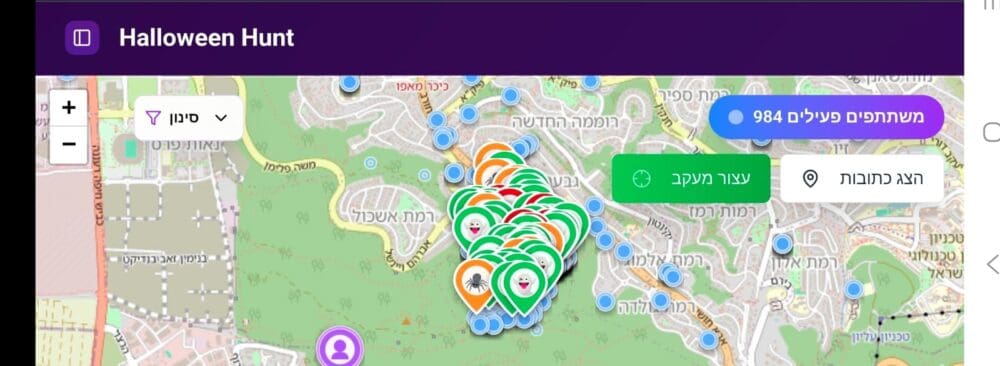 984 ילדים והורים פעילים בו זמנית באפליקציה (צילום: אלבום פרטי)