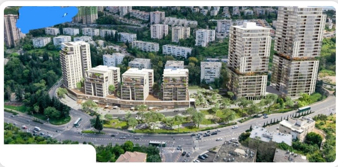 התכנית למתחם מתוך מצגת הדיירים המתנגדים (צילום מתוך המצגת)