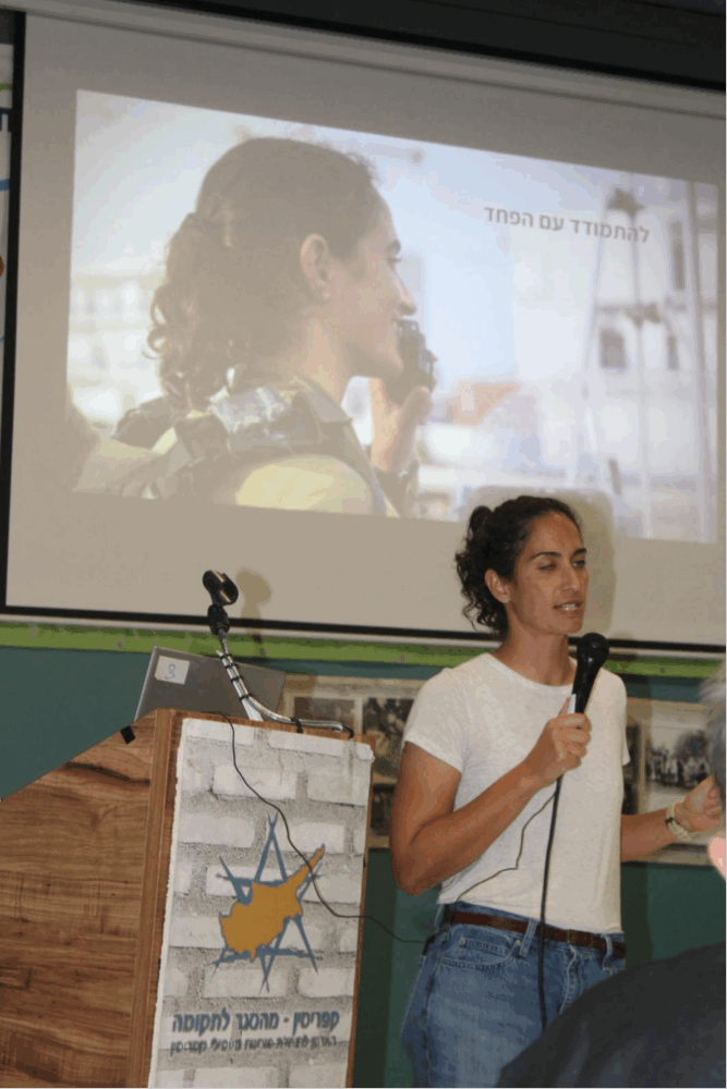 רס"ן (מיל') אור כהן, המפקדת הראשונה של ספינה בחיל הים. (צילום אלי גולינסקי)