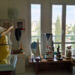 בבית חיים בירן – חלל המגורים וחלק הנוף הנשקף (צילום: רחלי אורבך)