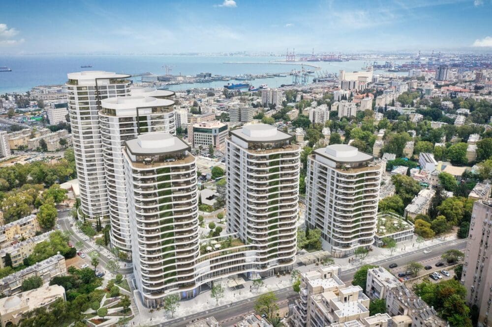 התחדשות עירונית  בשכונת קריית אליעזר (קרדיט: "גיורא גור ושות' אדריכלים")