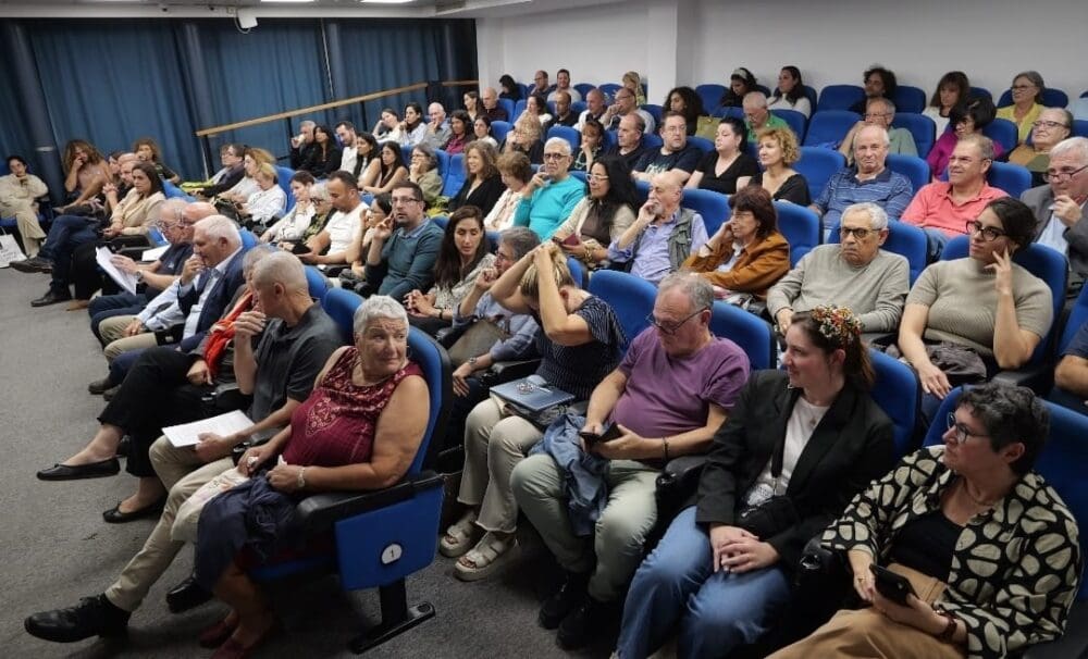 הקהל בכנס השימור (צילום: פלג לוי)