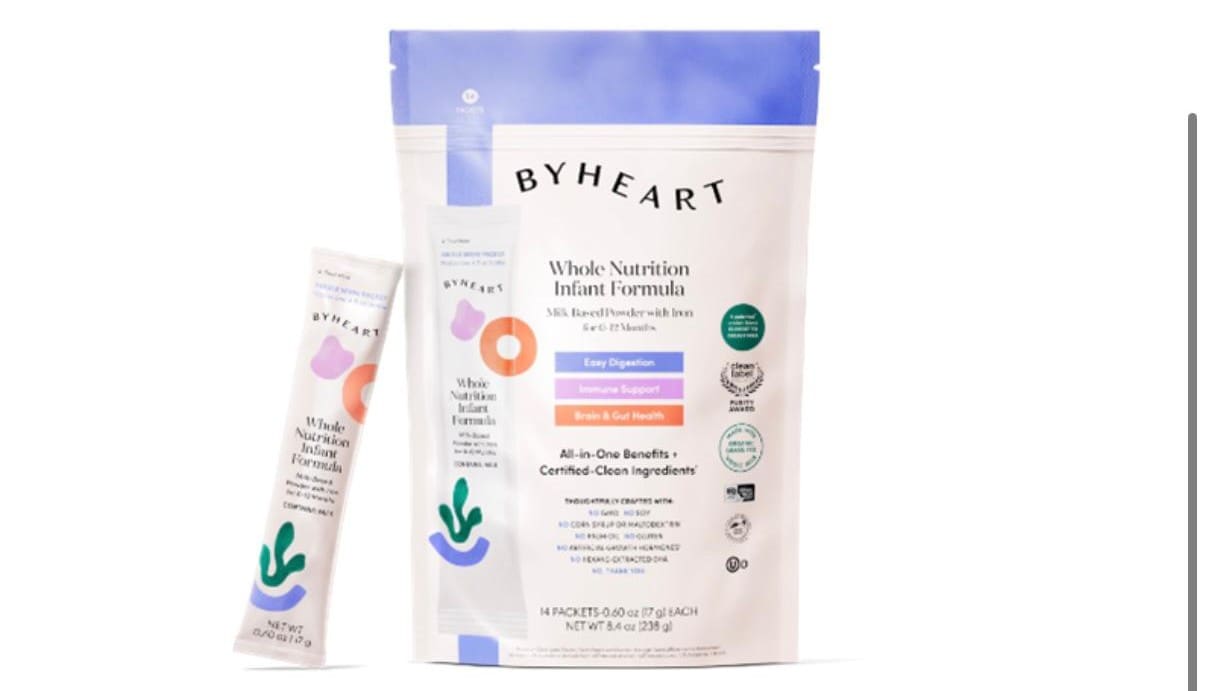 פורמולת תינוקות של חברת ByHeart (צילום: משרד הבריאות)
