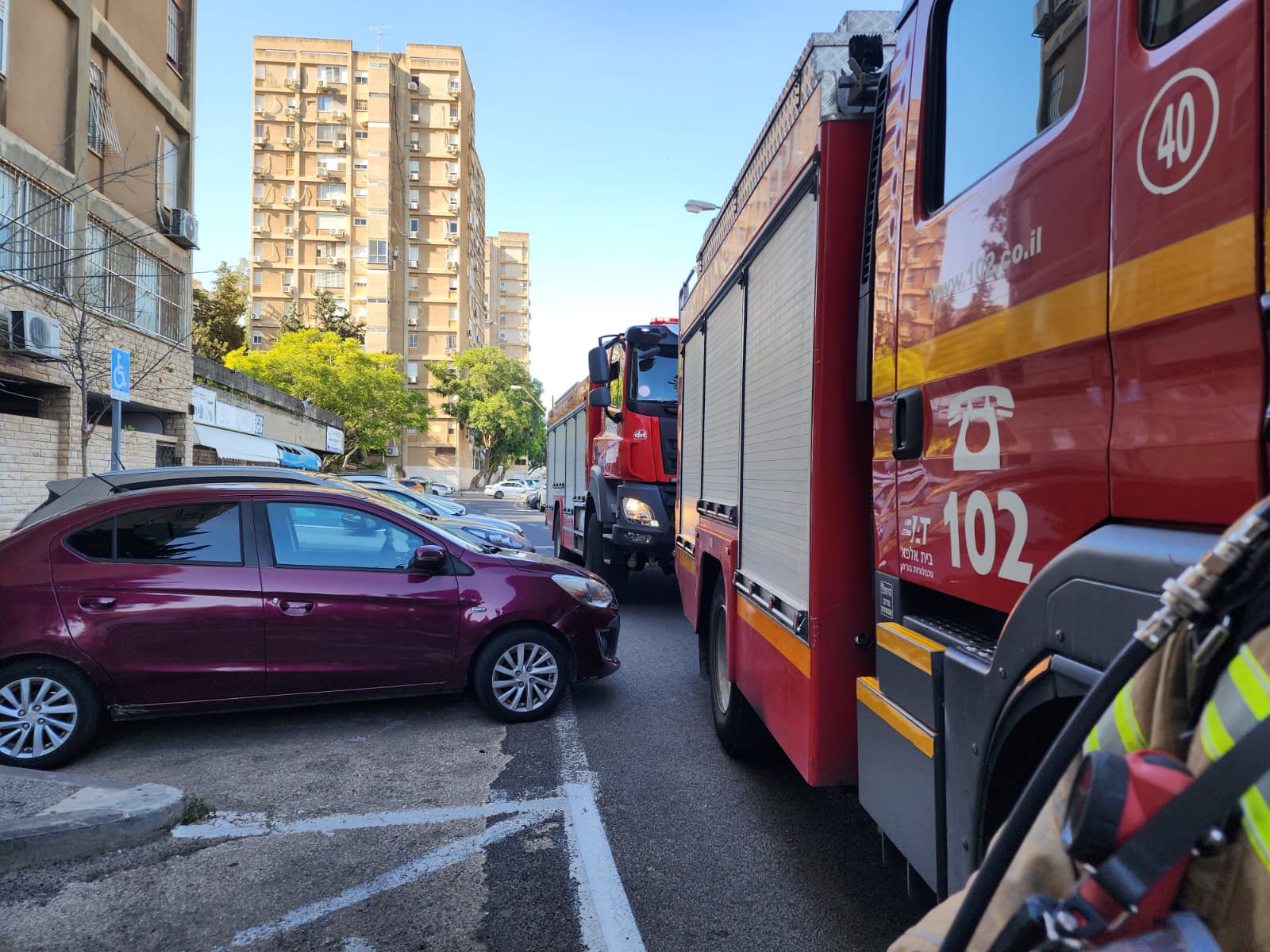רכב כיבוי אש (צילום: כבאות והצלה)