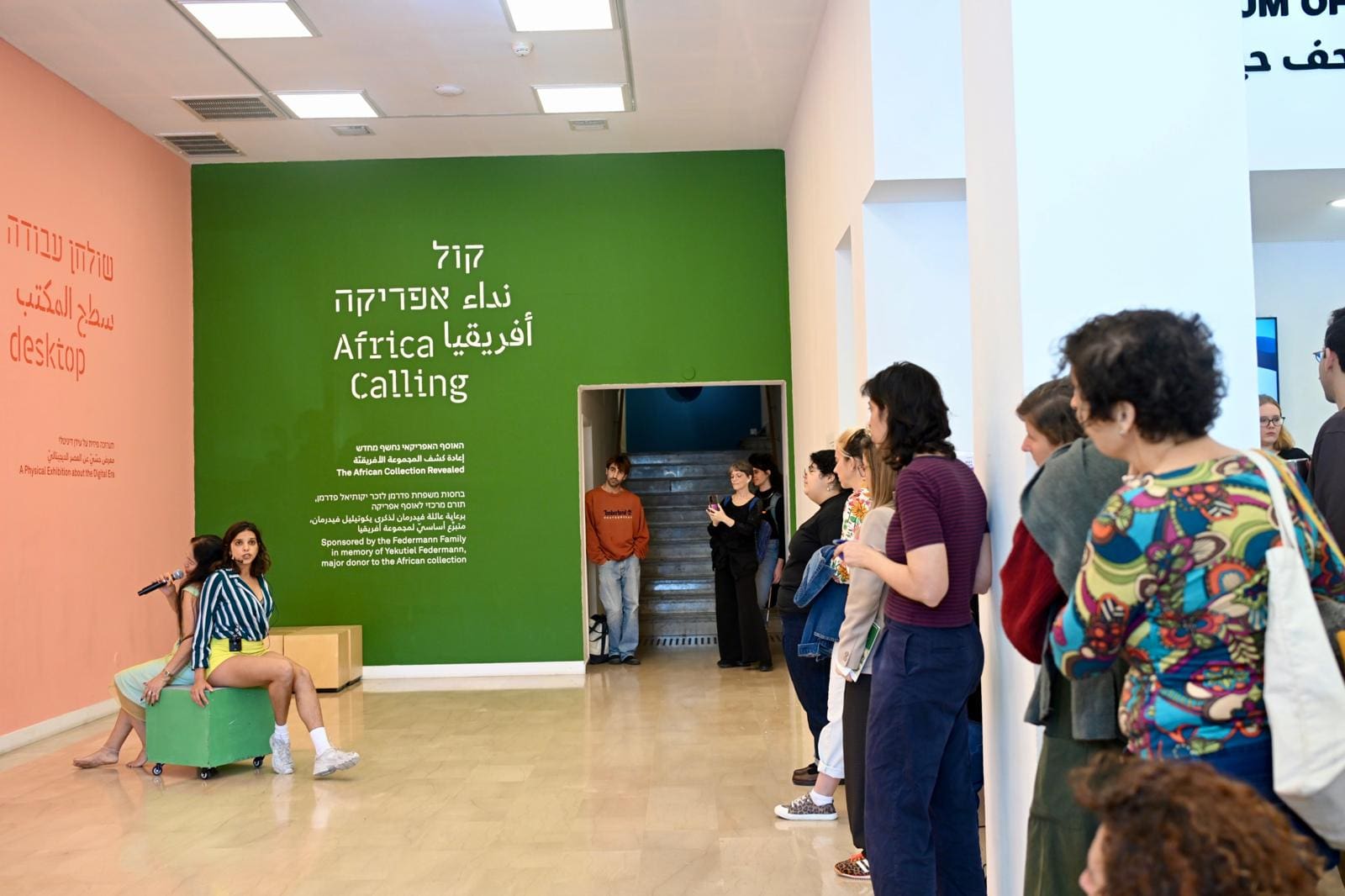כנס 'אמנות חיונית' במוזיאון חיפה לאמנות (צילום: רמי שלוש)