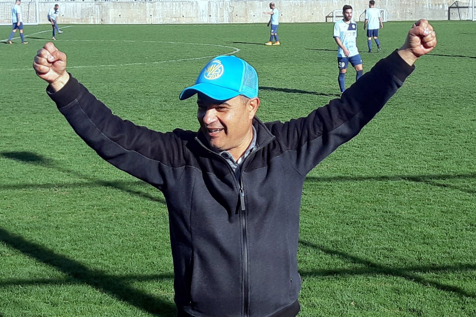 דורון בן דור, המנהל הספורטיבי של מועדון הכדורגל "מכבי נווה שאנן אלדד" (צילום: אדיר יזירף).  