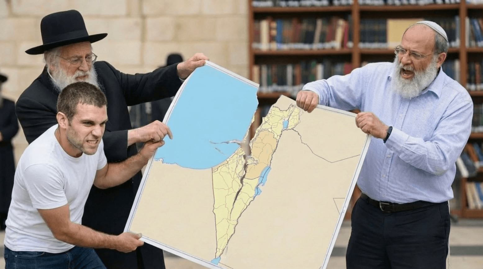 הפילוג בעם ישראל (AI)