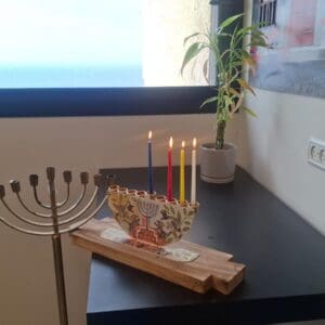 חנוכיה (צילום: חי פה)