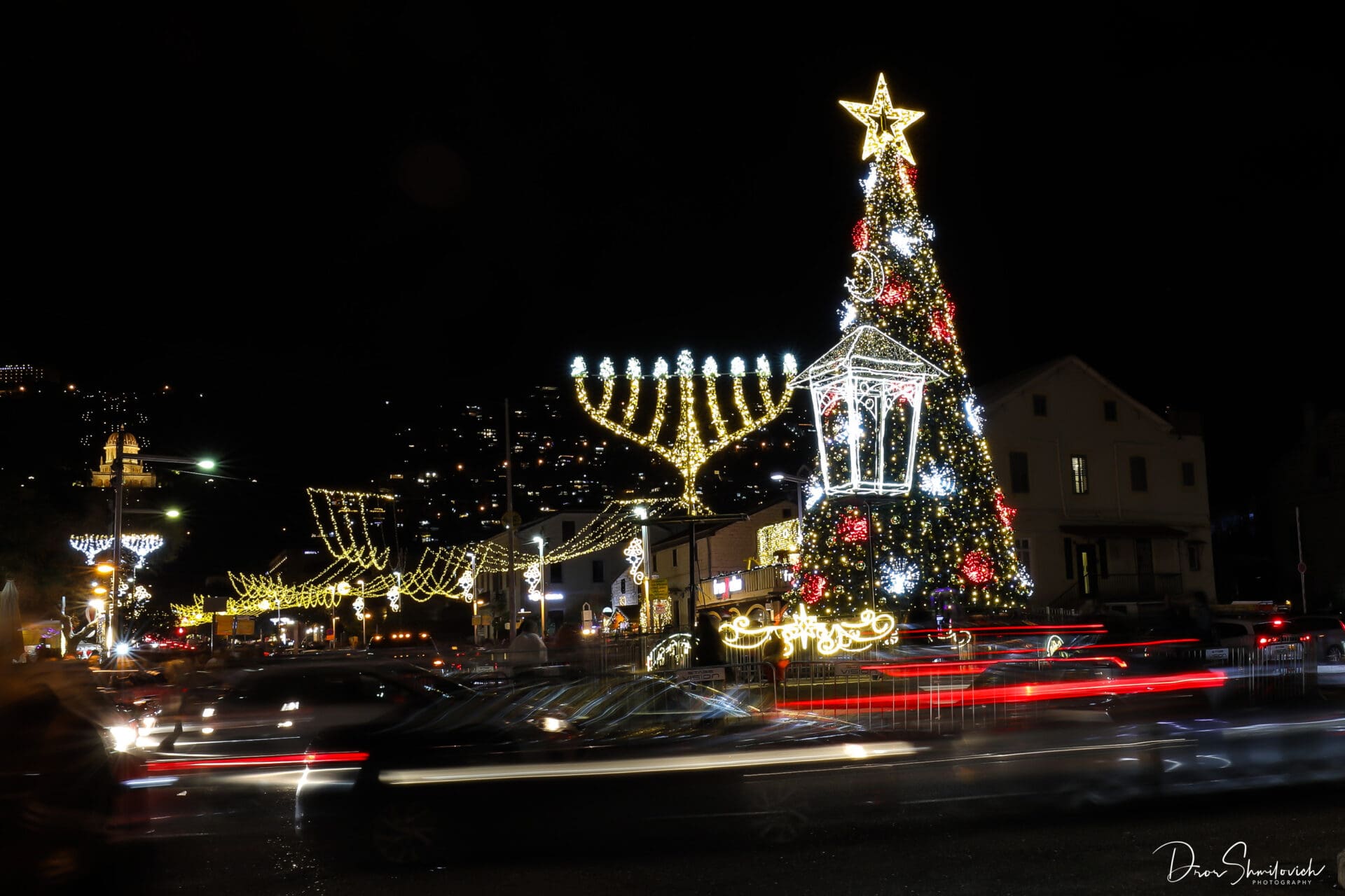 כריסמס בחיפה דצמבר 2025 (צילום : דרור שמילוביץ)