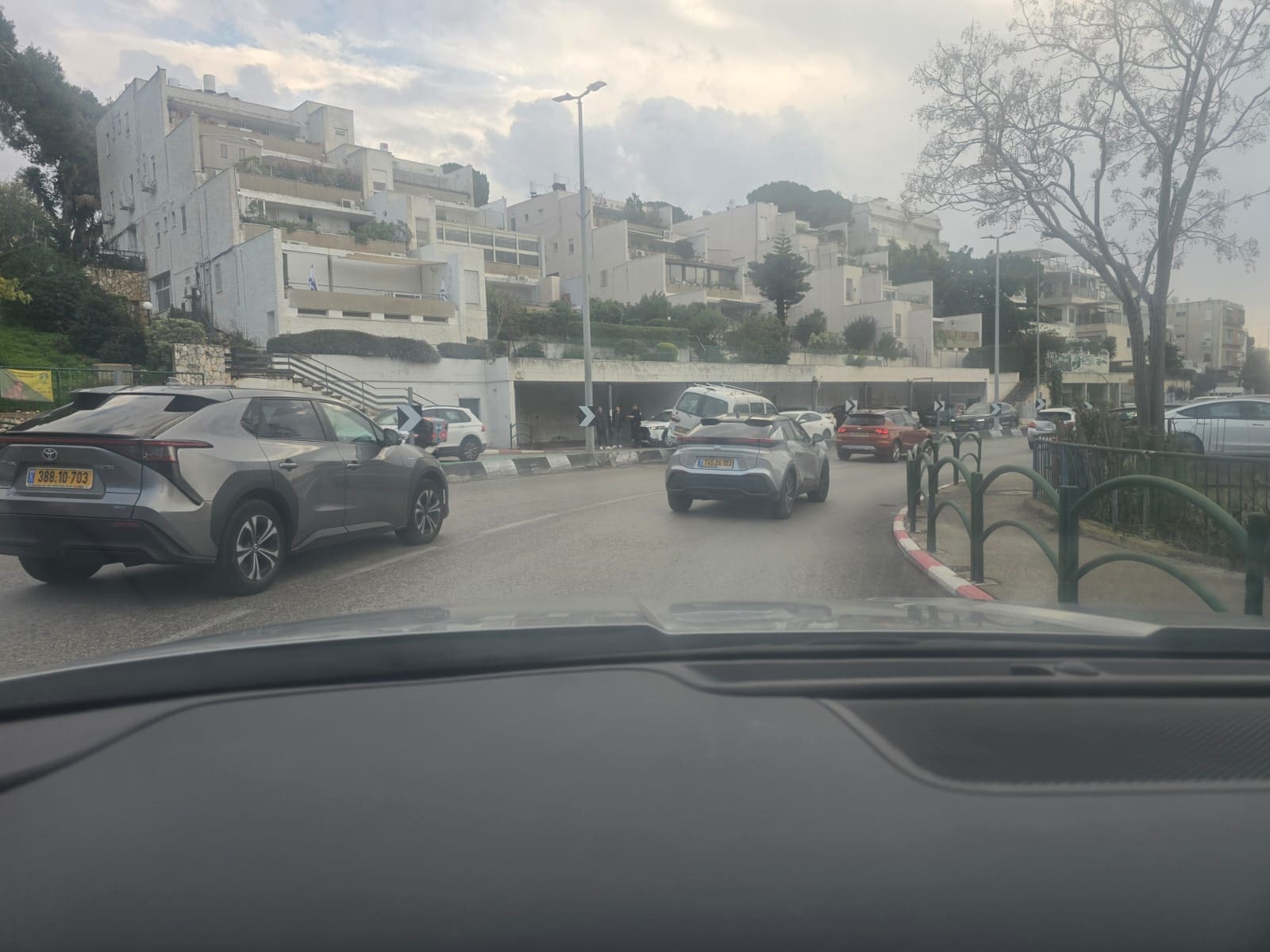 תאונה בכביש פרויד (צילום: דודי מיבלום)