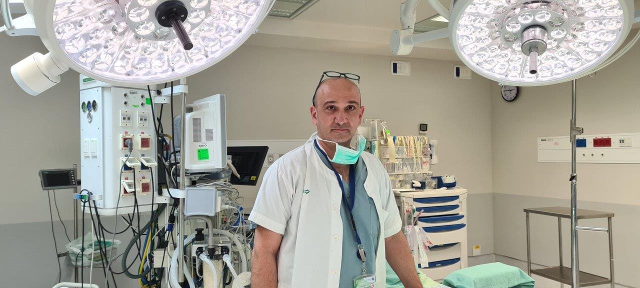ד"ר ראובן קידר מנהל חדרי הלידה של כרמל (צילום: מרכז רפואי כרמל)