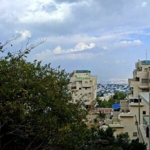 בבית ליזט ממן פוגל – נוף ירוק, ים כחול ושמיים גם (צילום: רחלי אורבך)