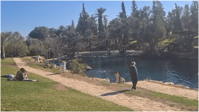 הגן הלאומי גן השלושה, שנשארים 28 מעלות כל השנה (צילום: דניאל קרונר, רשות הטבע והגנים)
