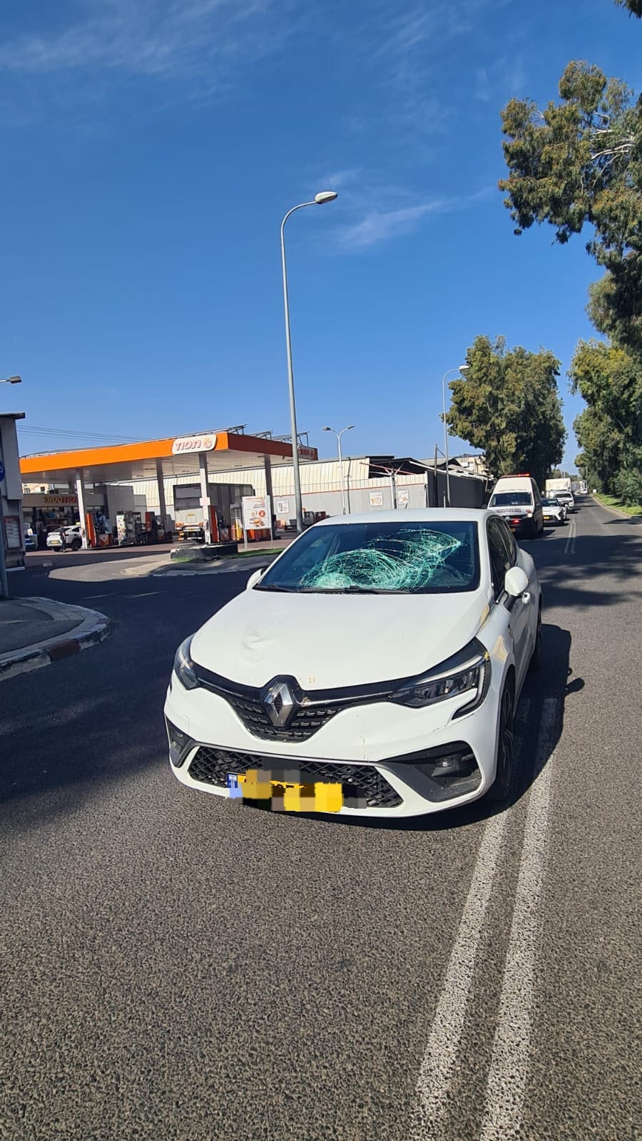 תאונת דרכים ברחוב שנקר במפרץ (צילום: איחוד הצלה)