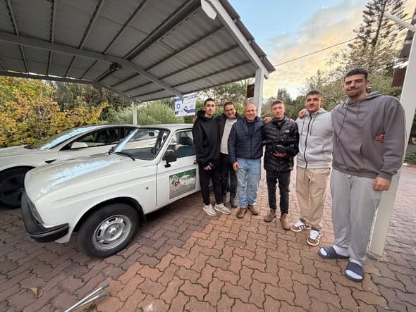 צוות מגמת הקולנוע של עירוני ה (צילום: עיריית חיפה)