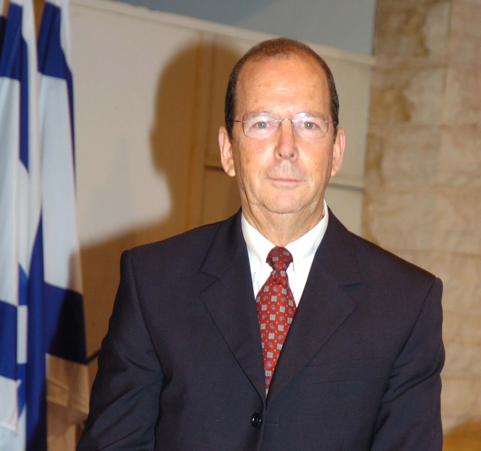 דן וילנסקי בטקס עמית כבוד, 2005 (צילום: פאול אורלייב)