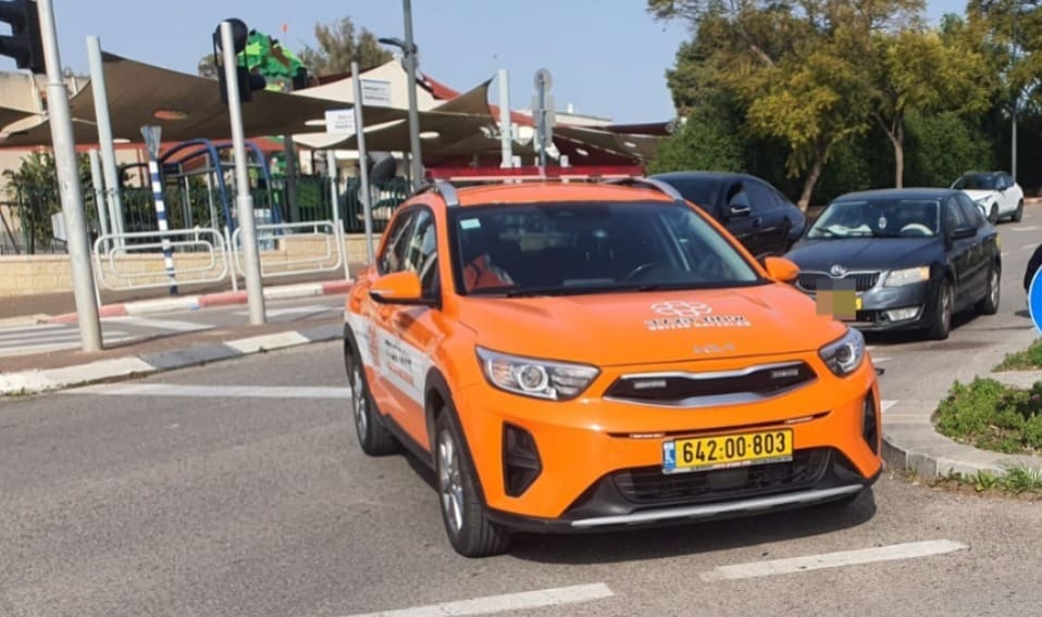 ניידת איחוד הצלה במקום התאונה (צילום: איחוד הצלה)