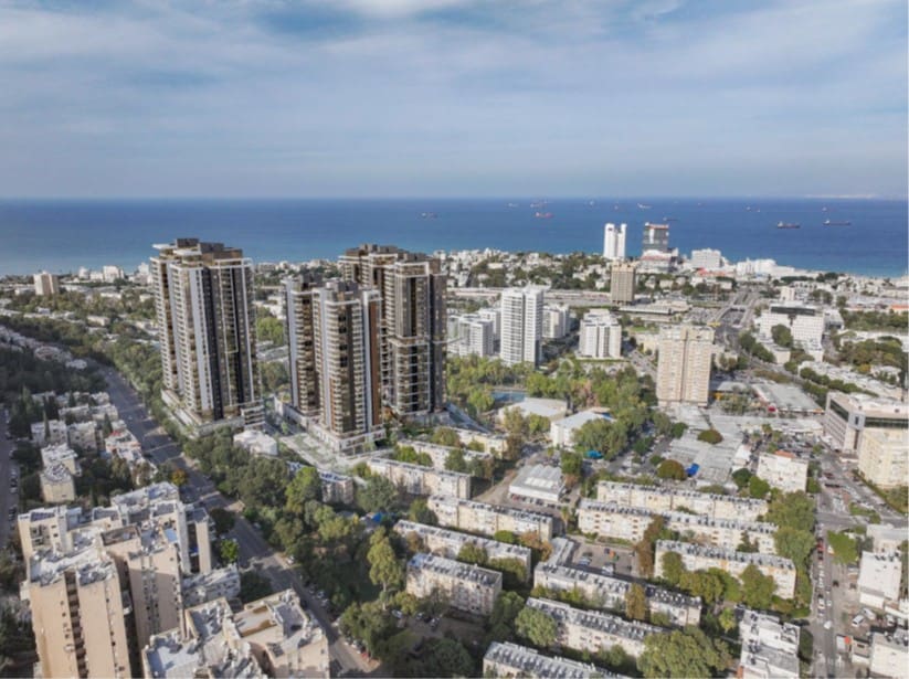 תוכנית התחדשות עירונית בקריית אליעזר (קרדיט: משרד גיורא גור ושות' אדריכלים)