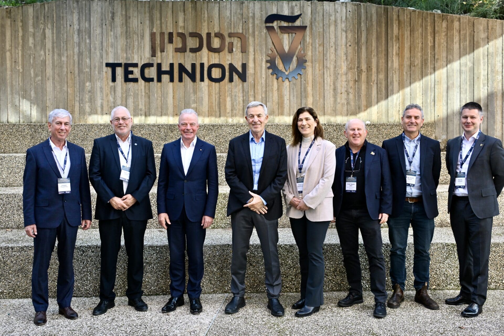 הנהלת בואינג עם הנהלת הטכניון (צילום: רמי שלוש - הטכניון)