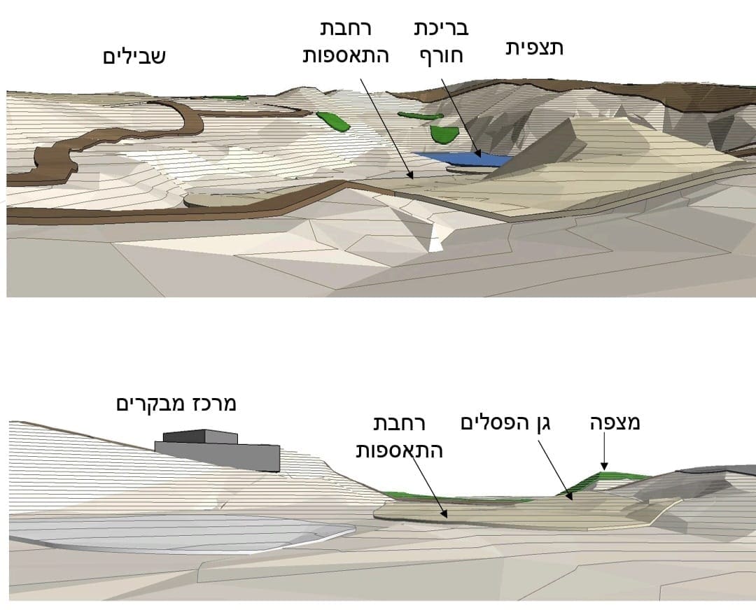 הדמיה (צילום: מועצה אזורית חוף הכרמל קרדיט: 