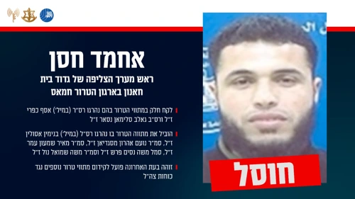 חוסל המחבל אחמד חסן (צילום: צה״ל)