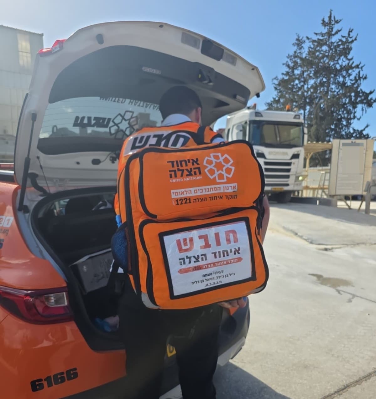 חובש איחוד הצלה (צילום: איחוד הצלה)