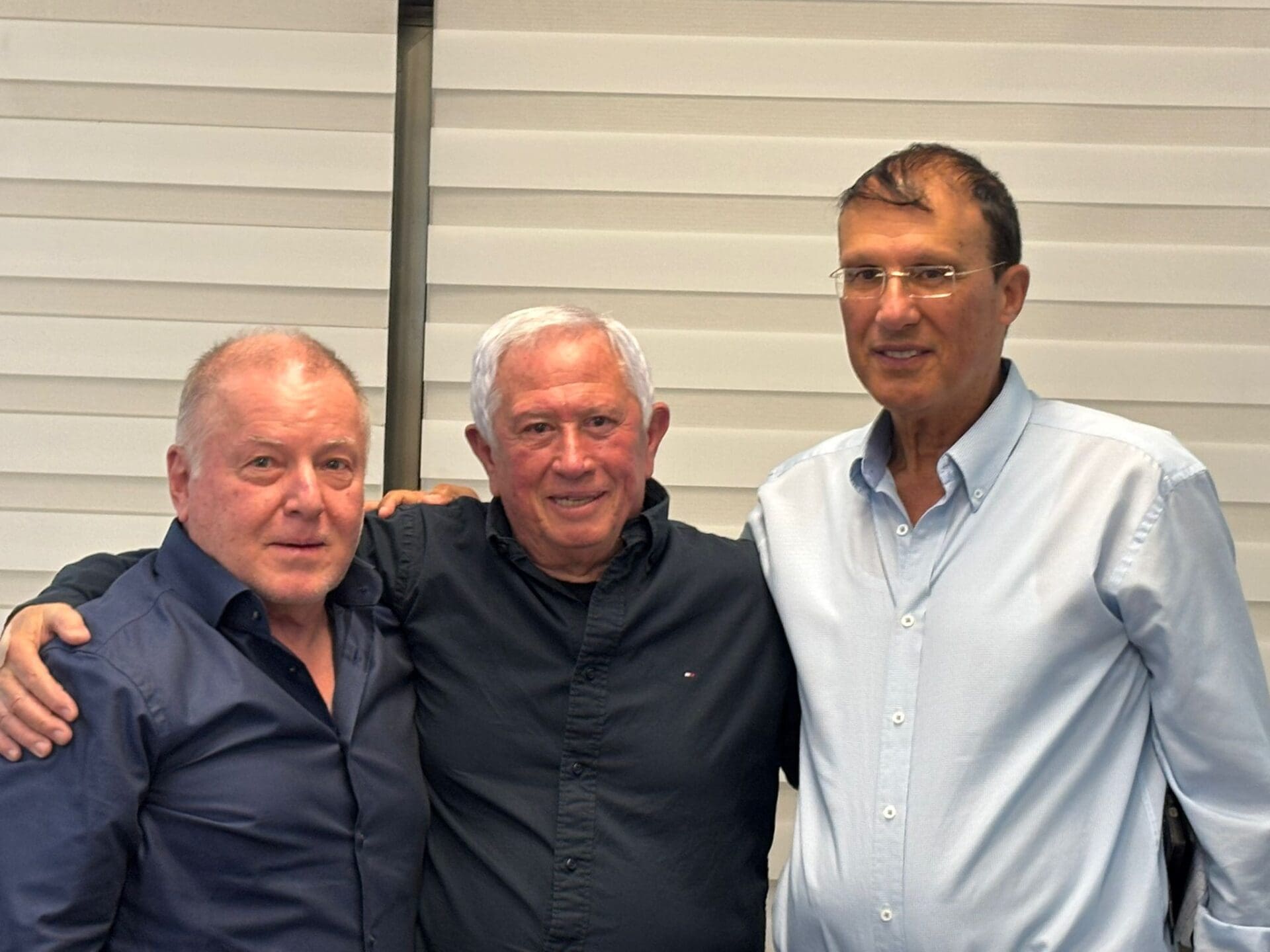 עמי בן חיים, איזי ענבר ודוד לוריא (צילום: מי כרמל)