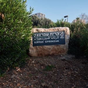 שלט כניסה לשכונה, פינוי בינוי, התחדשות עירונית, תמ״א 38, הריסה ובנייה מחדש, חיזוק מבנים, שדרוג תשתיות, בנייה רוויה, צפיפות עירונית, תכנון עירוני, מדיניות דיור, התחדשות שכונות ותיקות, פיתוח עירוני, שינוי ייעוד קרקע, הגדלת זכויות בנייה, שימור מול פיתוח, חידוש חזיתות, שיפור איכות חיים, השקעות נדל״ן, עליית ערך נכסים, פרויקטים למגורים, שיתוף דיירים, פיצוי דיירים, יזמות נדל״ן, רגולציה תכנונית, היתרי בנייה, ועדות תכנון ובנייה, שיקום מבנים ישנים, התחדשות תשתיות עירוניות, התחדשות מרכזי ערים, בנייה לגובה, בניין מגורים ישן, שיכון, בלוק דירות, חזית בניין, ארכיטקטורה ישראלית, שכונת מגורים, עיר ישראלית, רחוב עירוני, תחנת אוטובוס, תחבורה ציבורית, תחנת המתנה, עץ אורן, צמחייה עירונית, מדרכה, אבני סלע, כביש רטוב, שמש חזקה, שמיים כחולים, אור וצל, חזית מוזנחת, תריסים סגורים, מזגנים חיצוניים, אנטנות על הגג, צילום רחוב, סביבה עירונית, דיור ציבורי, מבנה בטון, שכונה ותיקה, נוף עירוני, שכונה ותיקה, שכונות ותיקות, כרמל צרפתי
