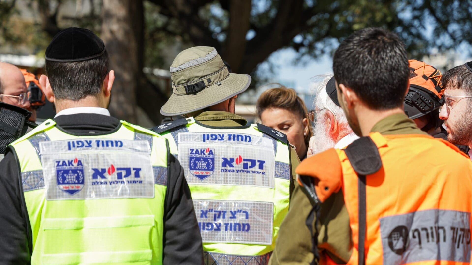 תרגיל חירום רחב היקף ברכסים בהשתתפות כוחות החירום וההצלה (צילום: זק"א)