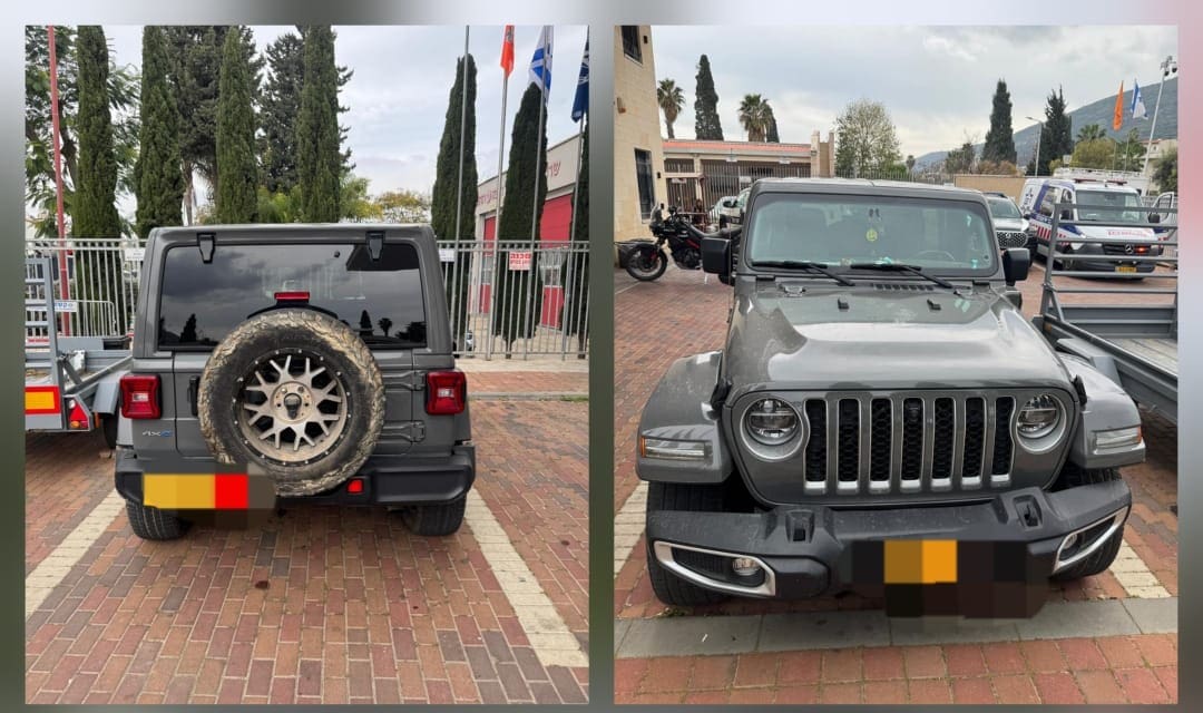 רכבי יוקרה שנתפסו (צילום: משטרת ישראל)