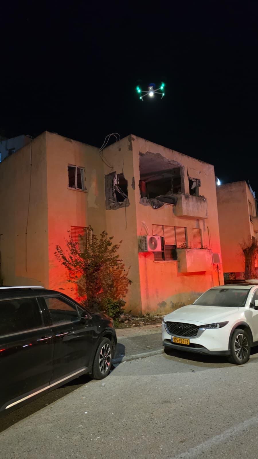 זירת נפילה בנשר 24/3/26 (צילום: כבאות והצלה)