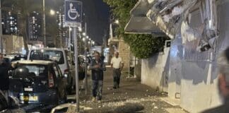 שבר יירוט נפל בקריות 31/3/26 (צילום: איחוד הצלה)