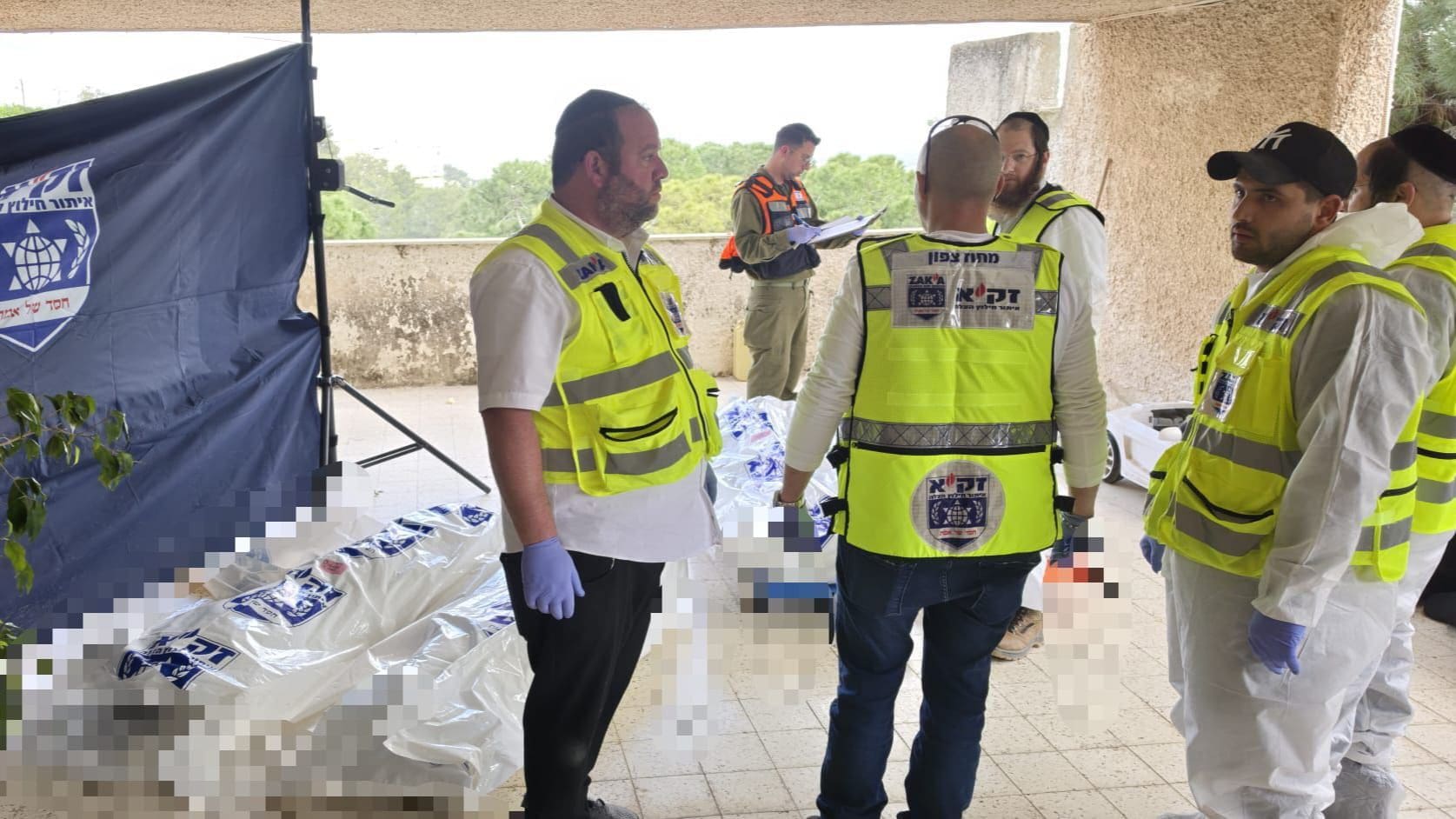 ארבעה הרוגים מפגיעת טיל איראני בחיפה (צילום: זק"א)