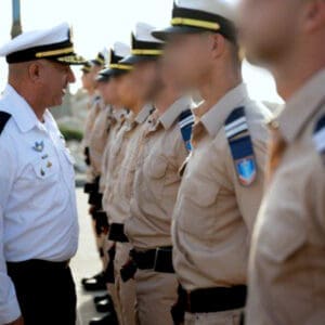 טקס כניסה לתפקיד –  האלוף אייל הראל מפקד זרוע הים החדש (צילום: דובר צה"ל)