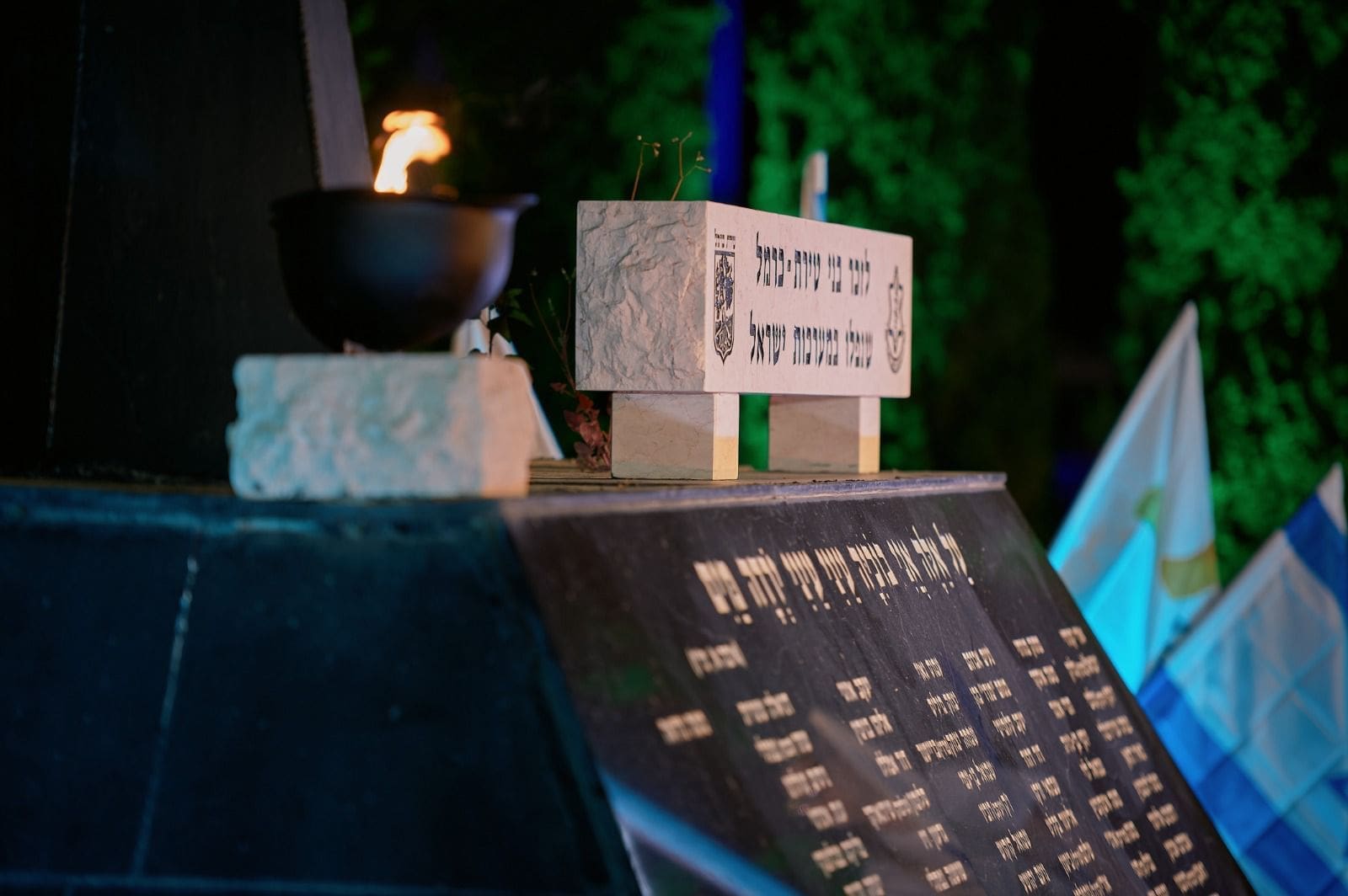 טירת כרמל מתייחדת עם זכר הנופלים תשפ"ו (צילומים: שרון לייבל, -עיריית טירת כרמל)