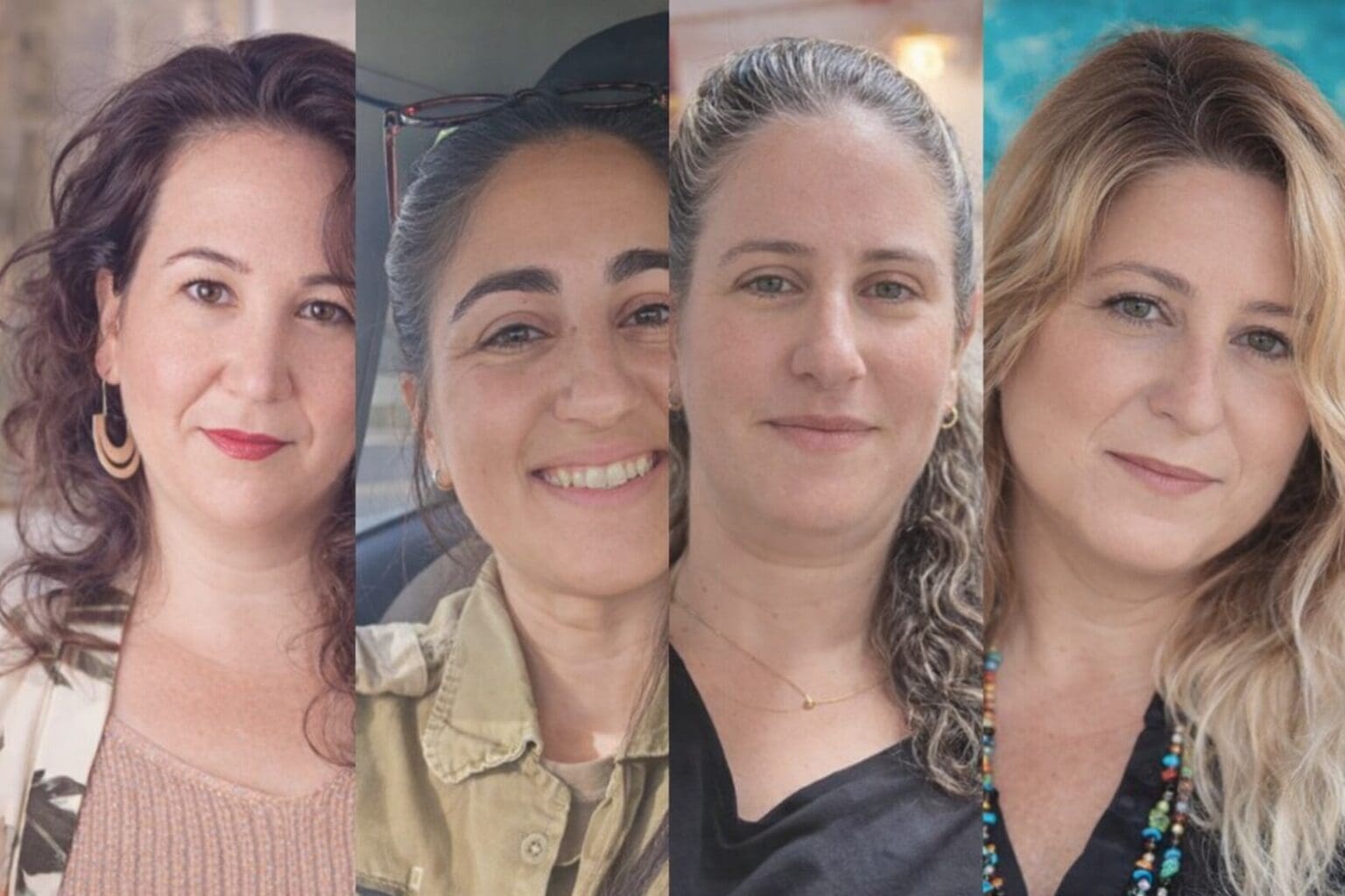 עינת אלעזר, רעות אגמי, יובל איפרגן וענת פטר (צילום: אלבום פרטי)