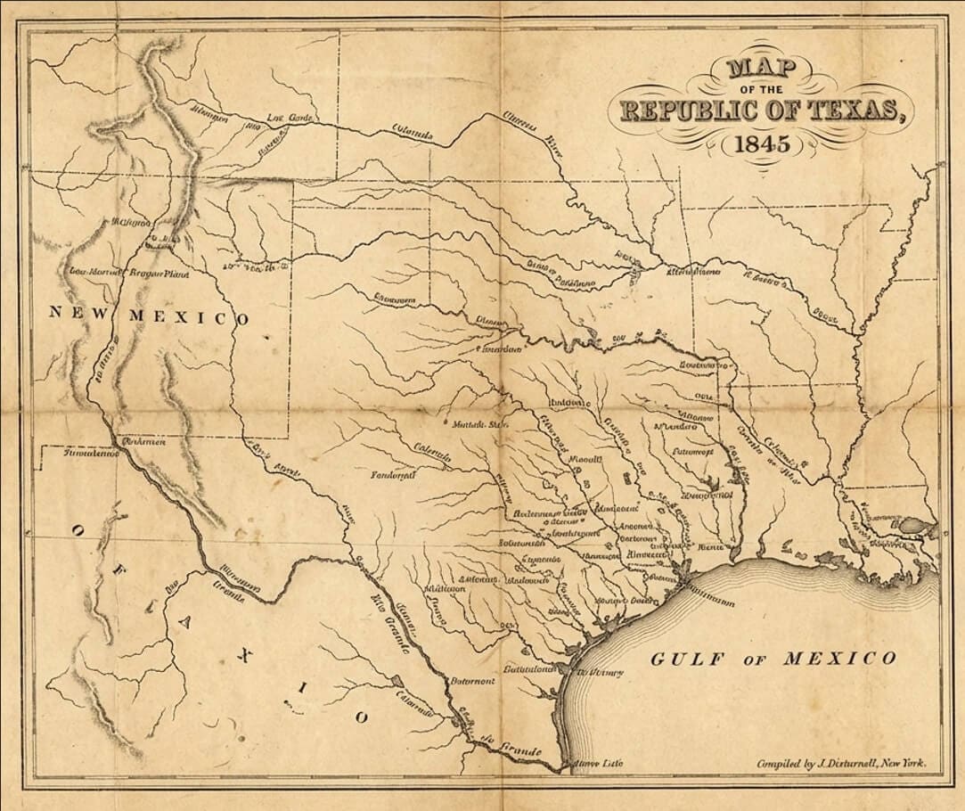 טקסס 1845 (AI)