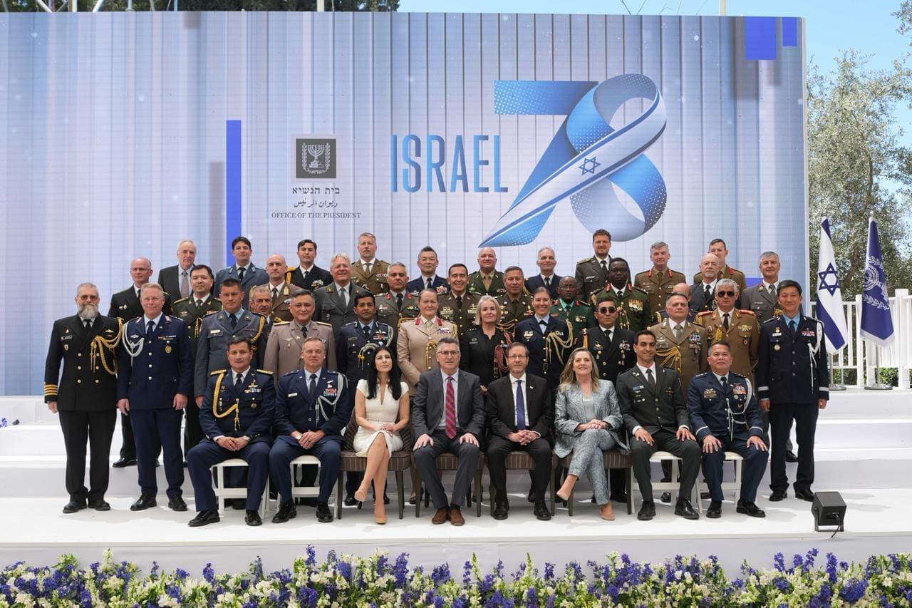 קבלת הפנים המסורתית לסגל הדיפלומטי המוצב בישראל (צילום: אלעד מלכה)