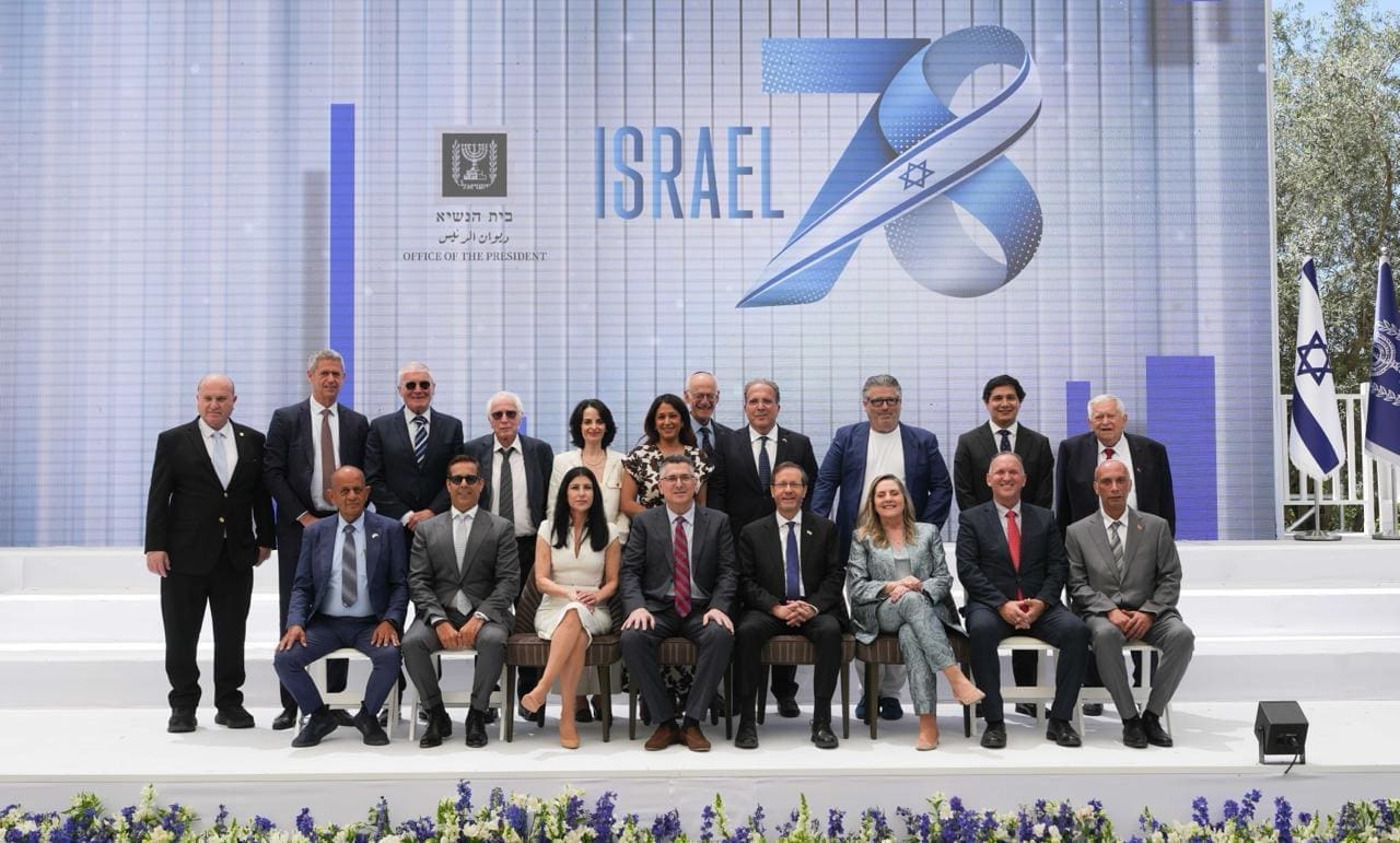 קבלת הפנים המסורתית לסגל הדיפלומטי המוצב בישראל (צילום: אלעד מלכה)