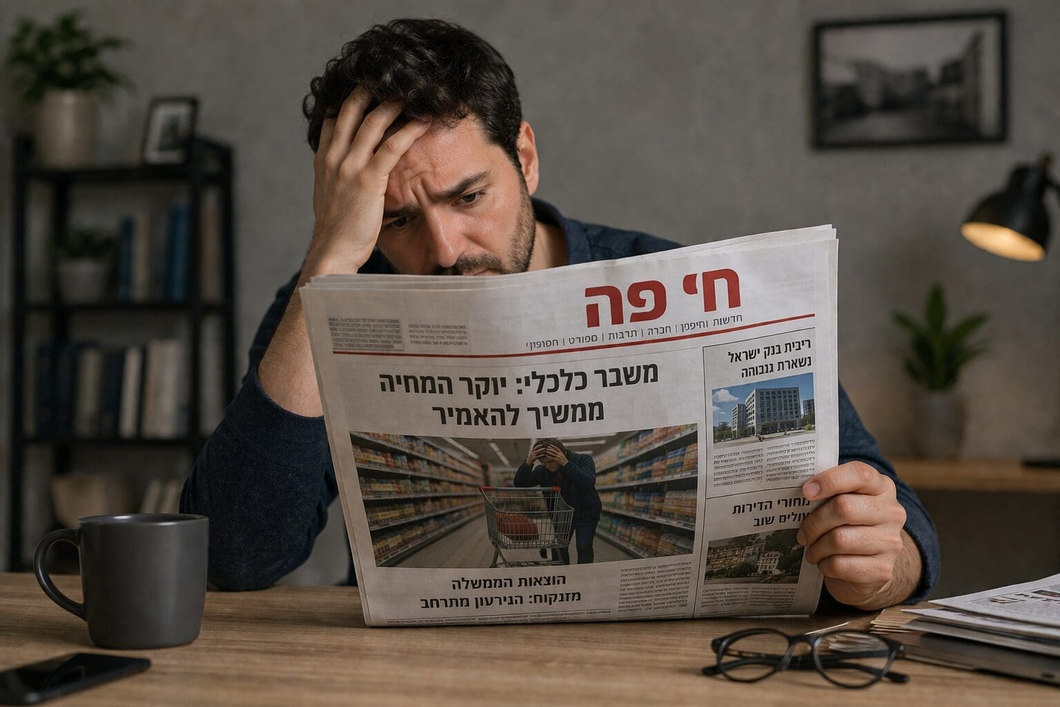 ידיעות מדאיגות בעיתוני החדשות (AI)
